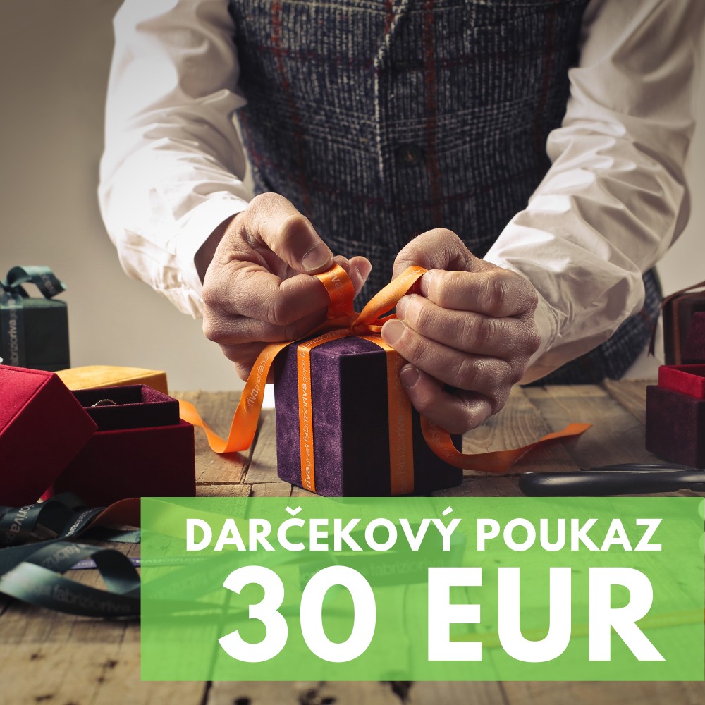 Darčekový poukaz 30 EUR