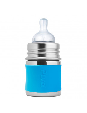 Pura nerezová dojčenská fľaša 150ml / Aqua