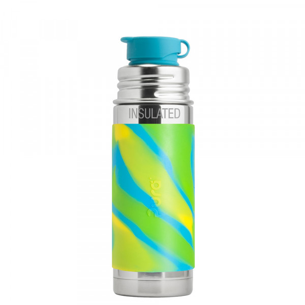 Pura TERMO fľaša so športovým uzáverom 260ml / Zelená-aqua