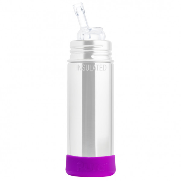 Pura silikónový chránič na fľašu - 150ml, 260ml, 325ml / Sivá