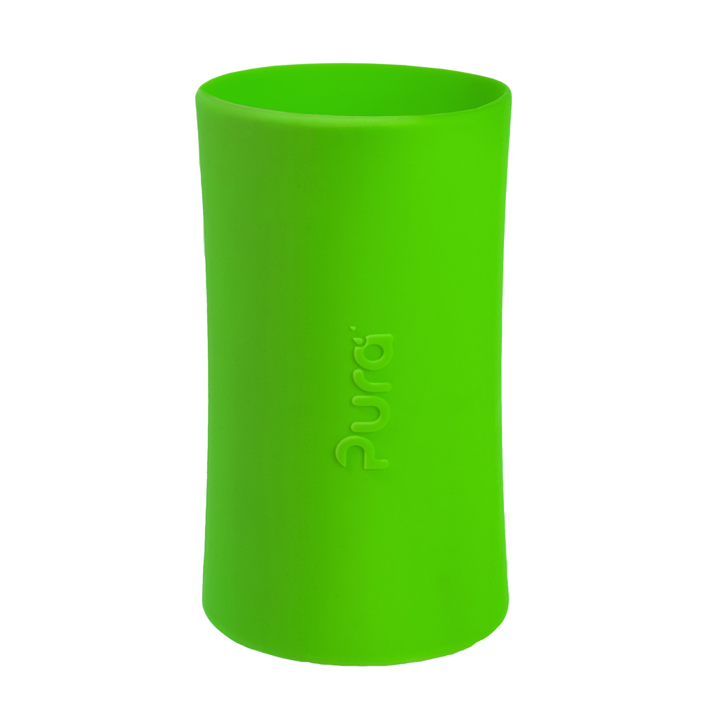 Pura silikónový návlek na fľašu - 260ml, 325ml / Zelená